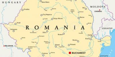 پایتخت رومانی نقشه