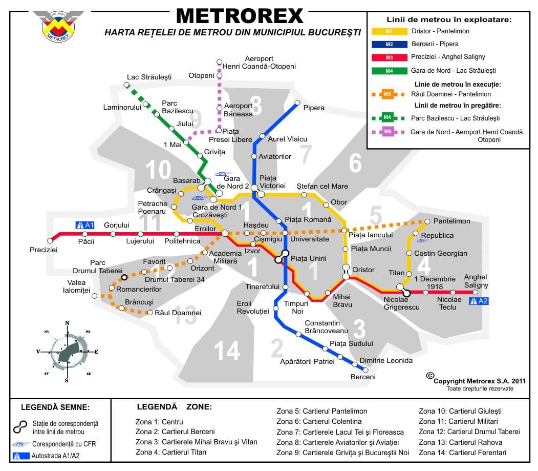 نقشه metrorex 