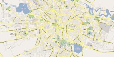 نقشه بخارست رومانی